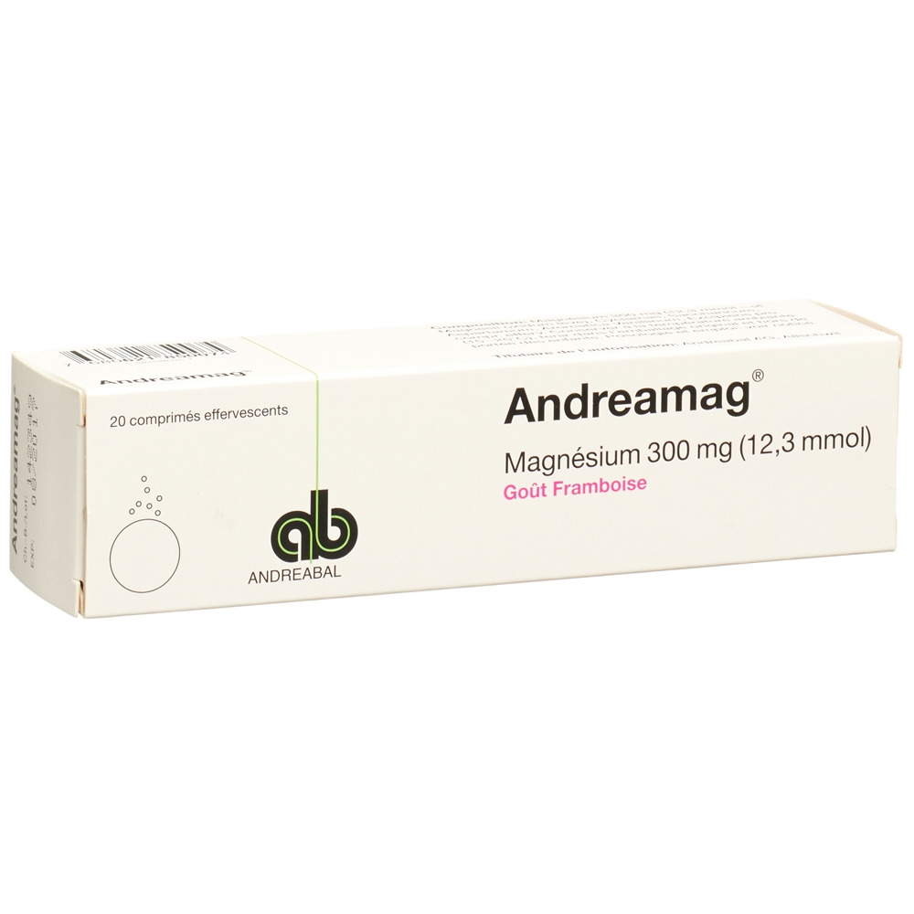Andreamag mit Himbeeraroma, Brausetabletten