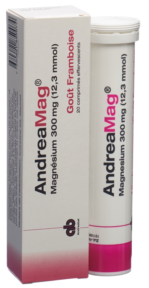 Andreamag mit Himbeeraroma, Brausetabletten