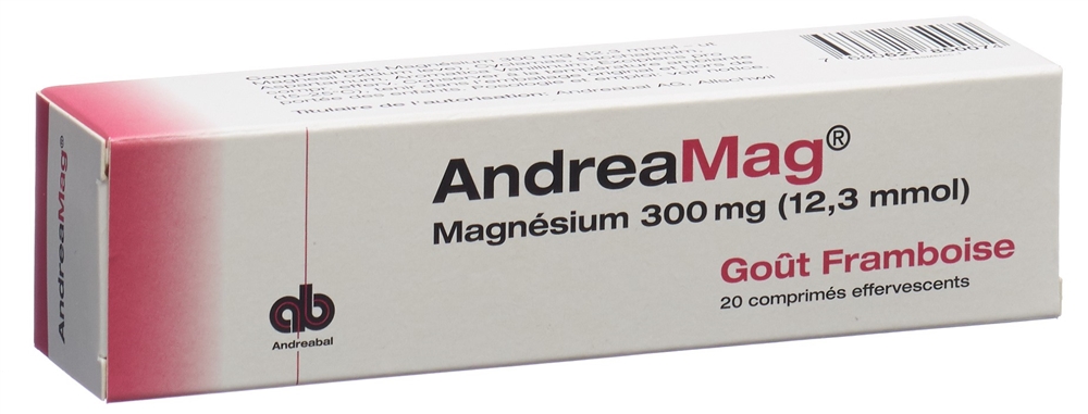 Andreamag mit Himbeeraroma, Brausetabletten