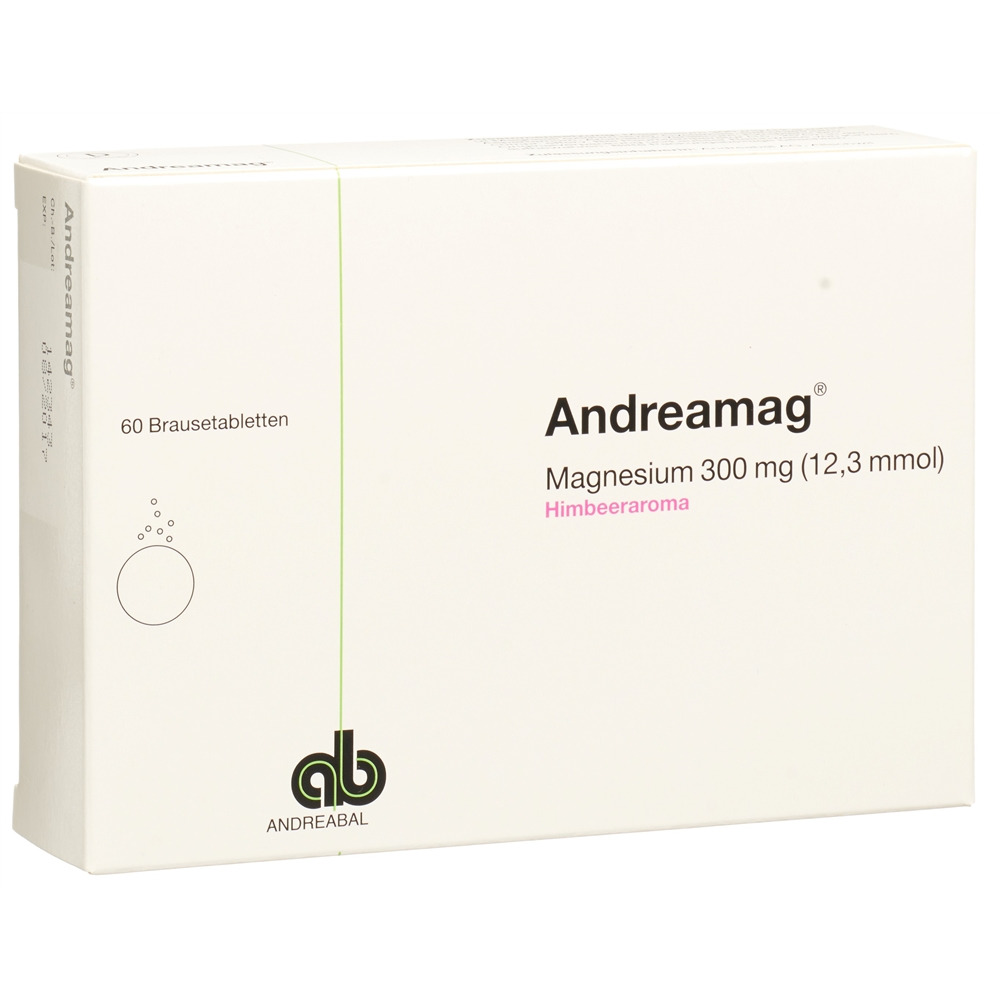 Andreamag mit Himbeeraroma, Brausetabletten