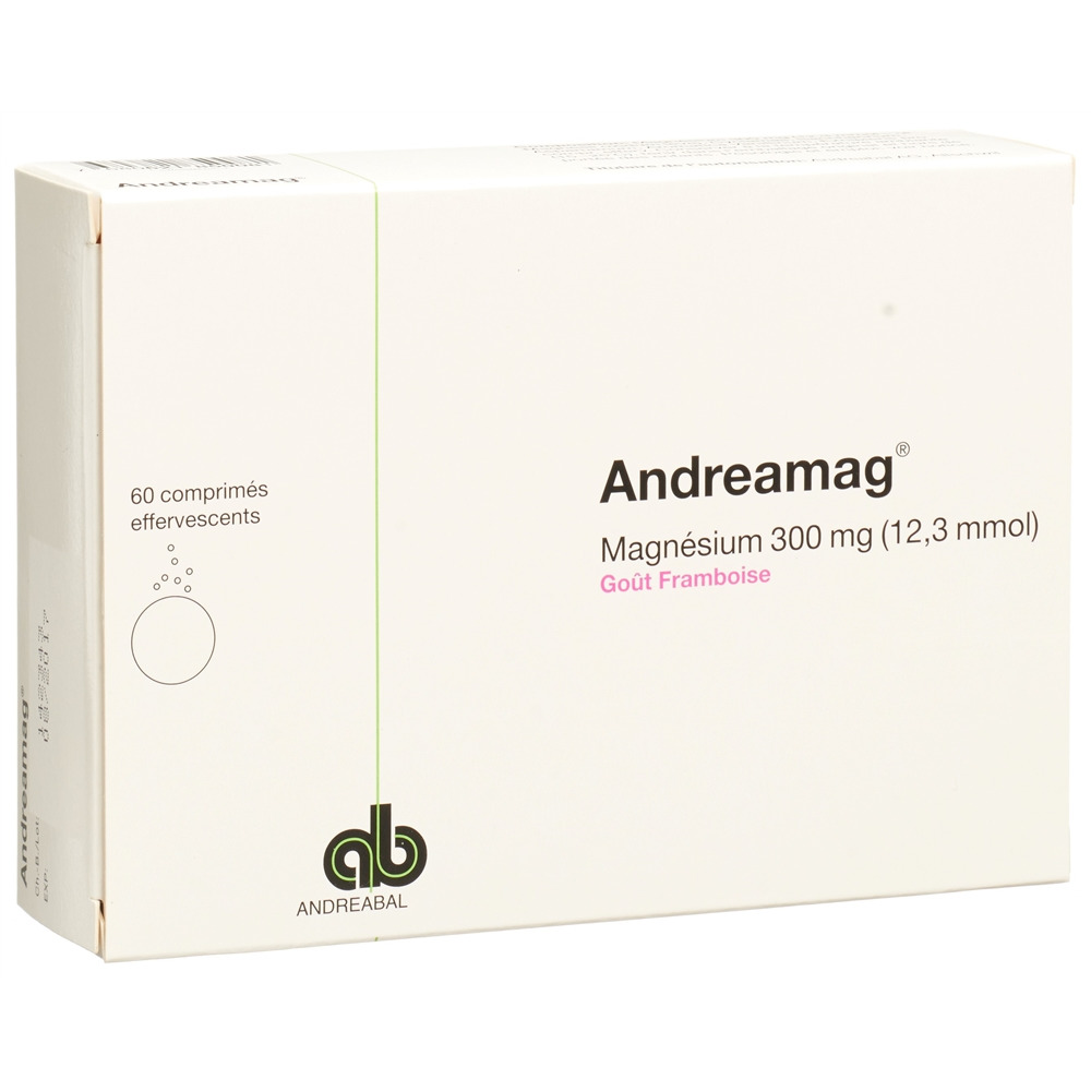 Andreamag mit Himbeeraroma, Brausetabletten