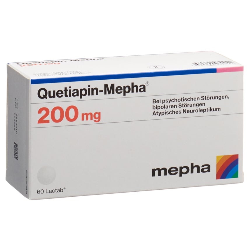QUETIAPIN Mepha cpr pell 25 mg 60 pce