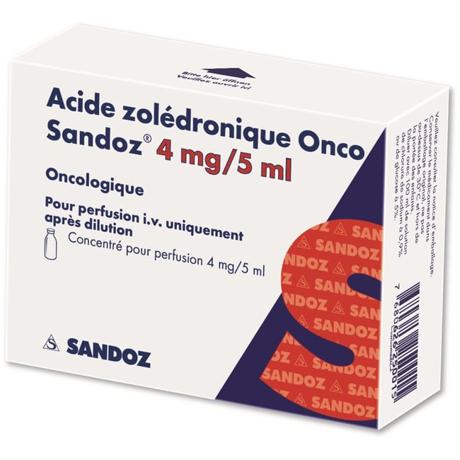 ZOLEDRONAT Teva onco 4 mg/5ml flac 5 ml