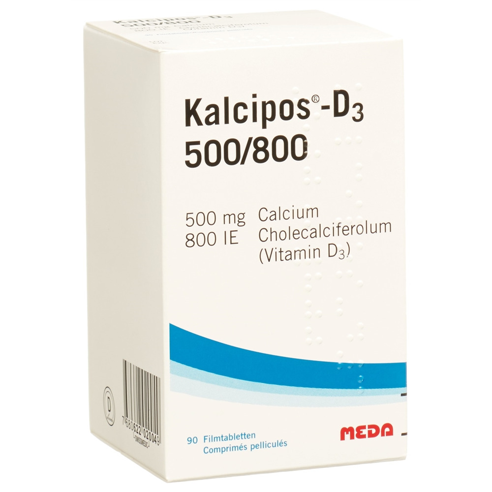 KALCIPOS-D3 cpr pell 500/800 bte 90 pce