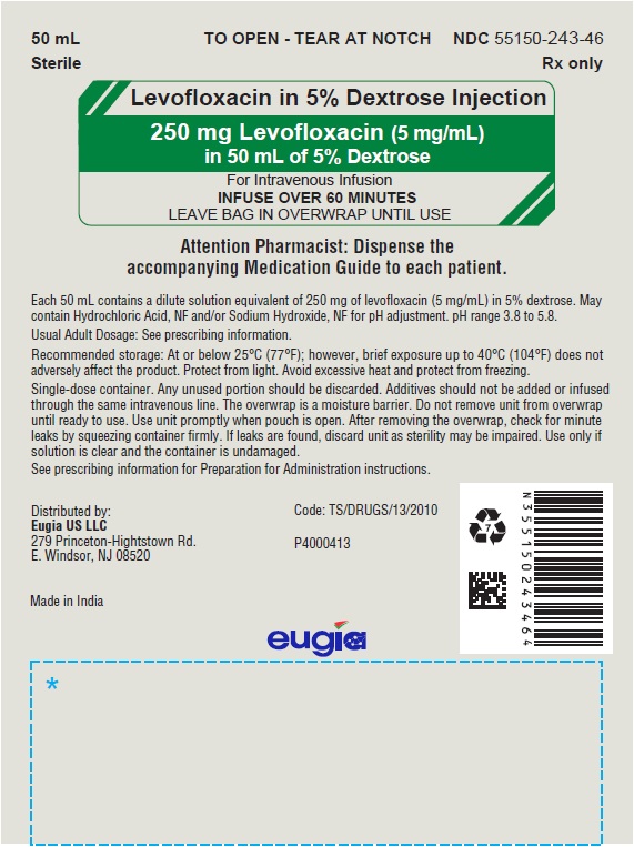 Levofloxacin Fresenius i.v. 250 mg/50 ml, Infusionslösung
