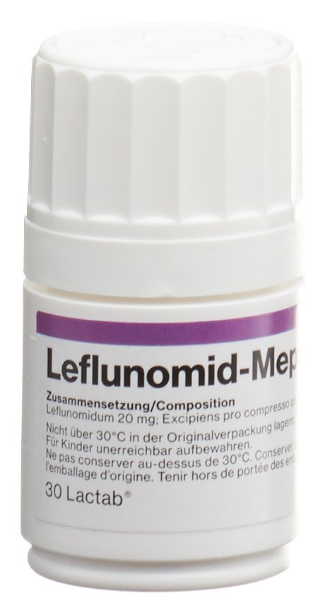 LEFLUNOMID Mepha Lactab 20 mg bte 100 pce