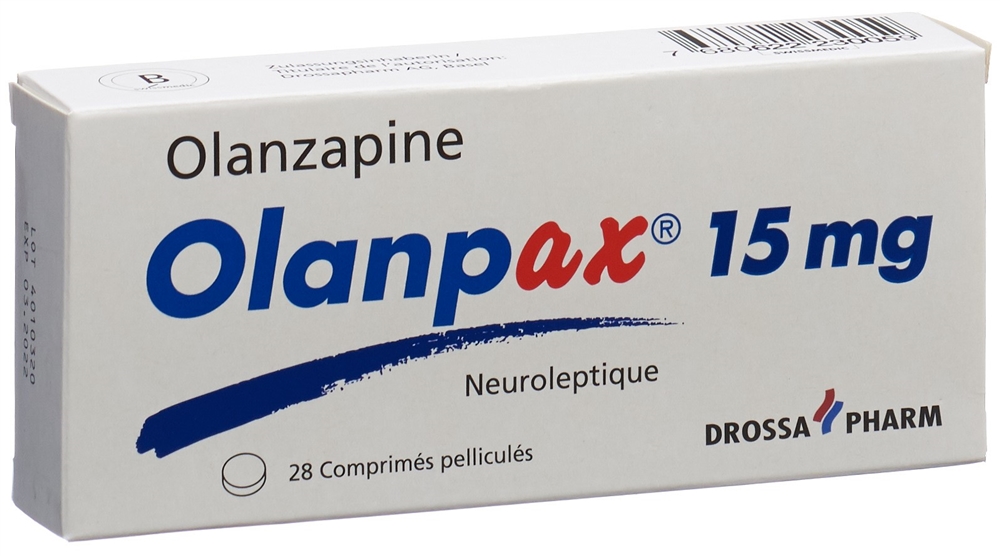 OLANPAX cpr pell 15 mg 28 pce