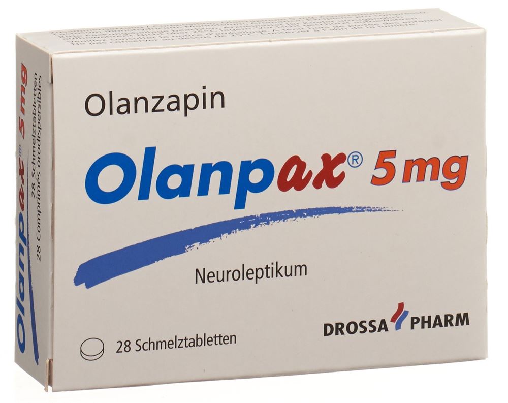 Olanpax cpr orodisp 5 mg, , Olanpax cpr orodisp 5 mg 28 pce