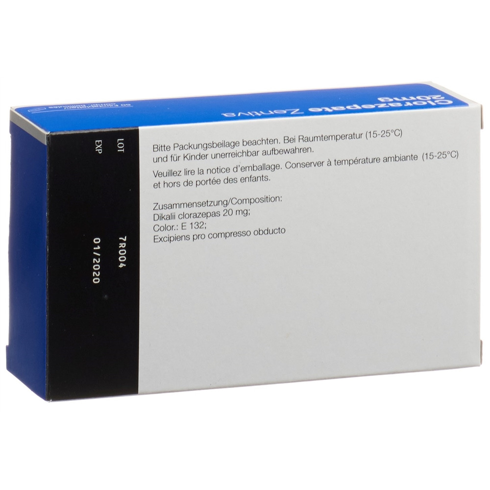 CLORAZEPATE Zentiva cpr pell 20 mg 50 pce
