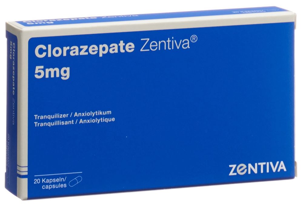 Clorazepate Zentiva 5 mg, Kapseln