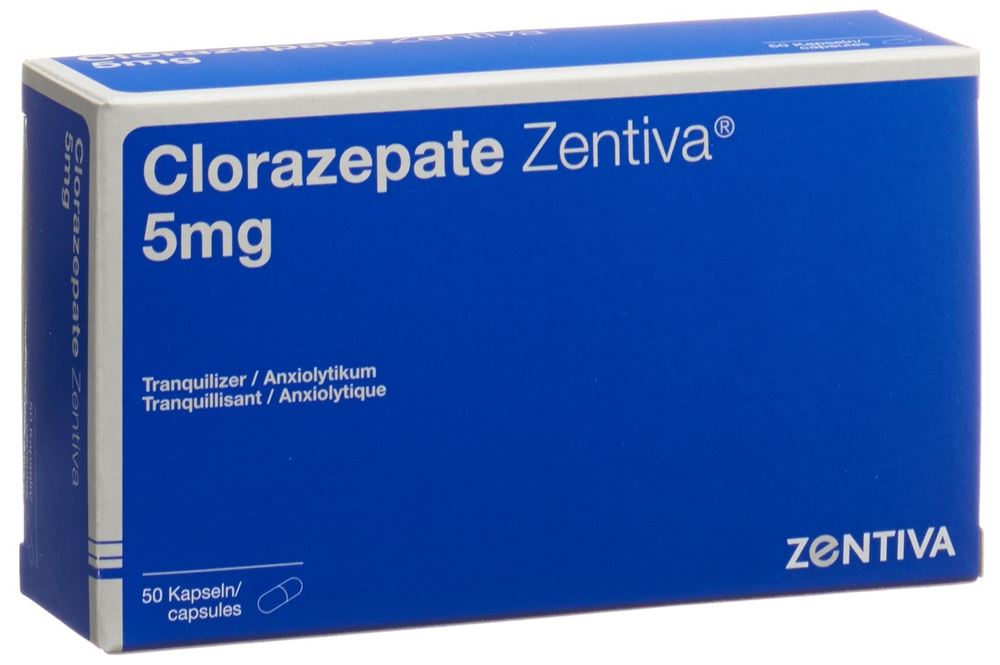 CLORAZEPATE Zentiva caps 5 mg 50 pce