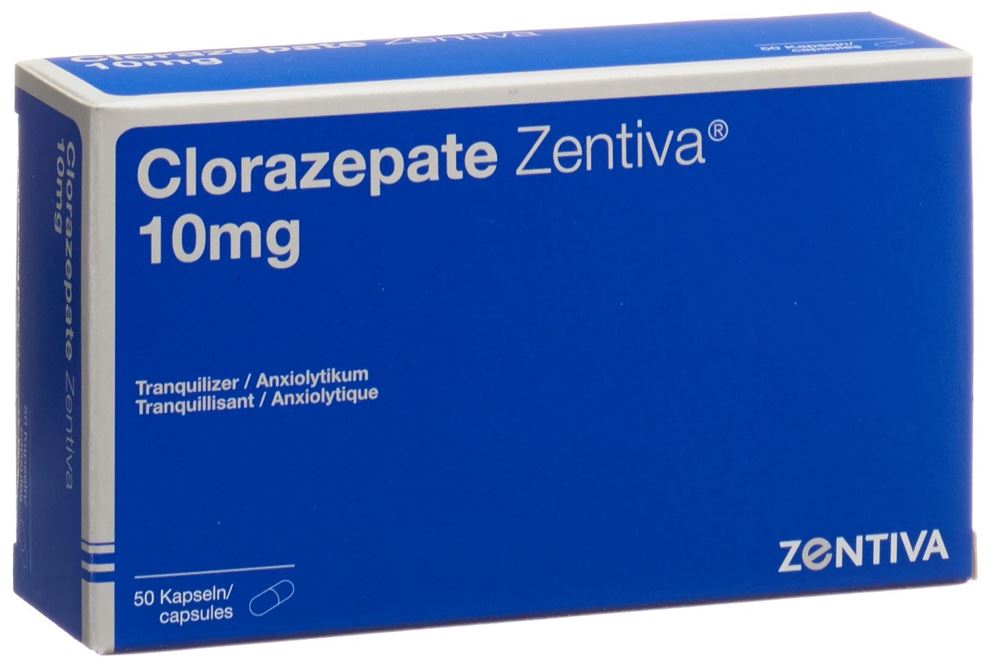 Clorazepate Zentiva 10 mg, Kapseln