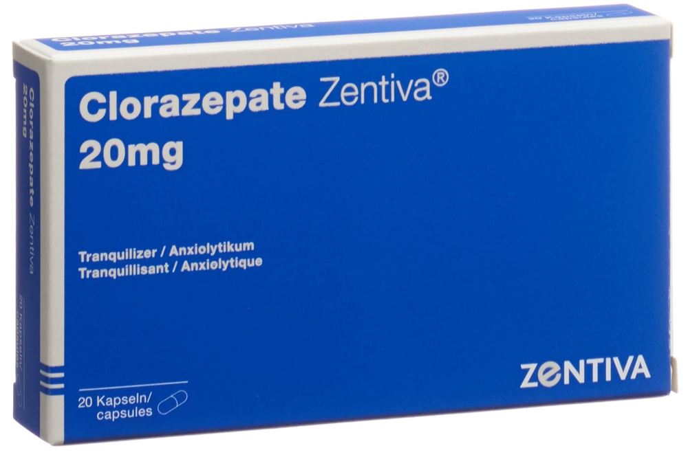 CLORAZEPATE Zentiva caps 20 mg 20 pce