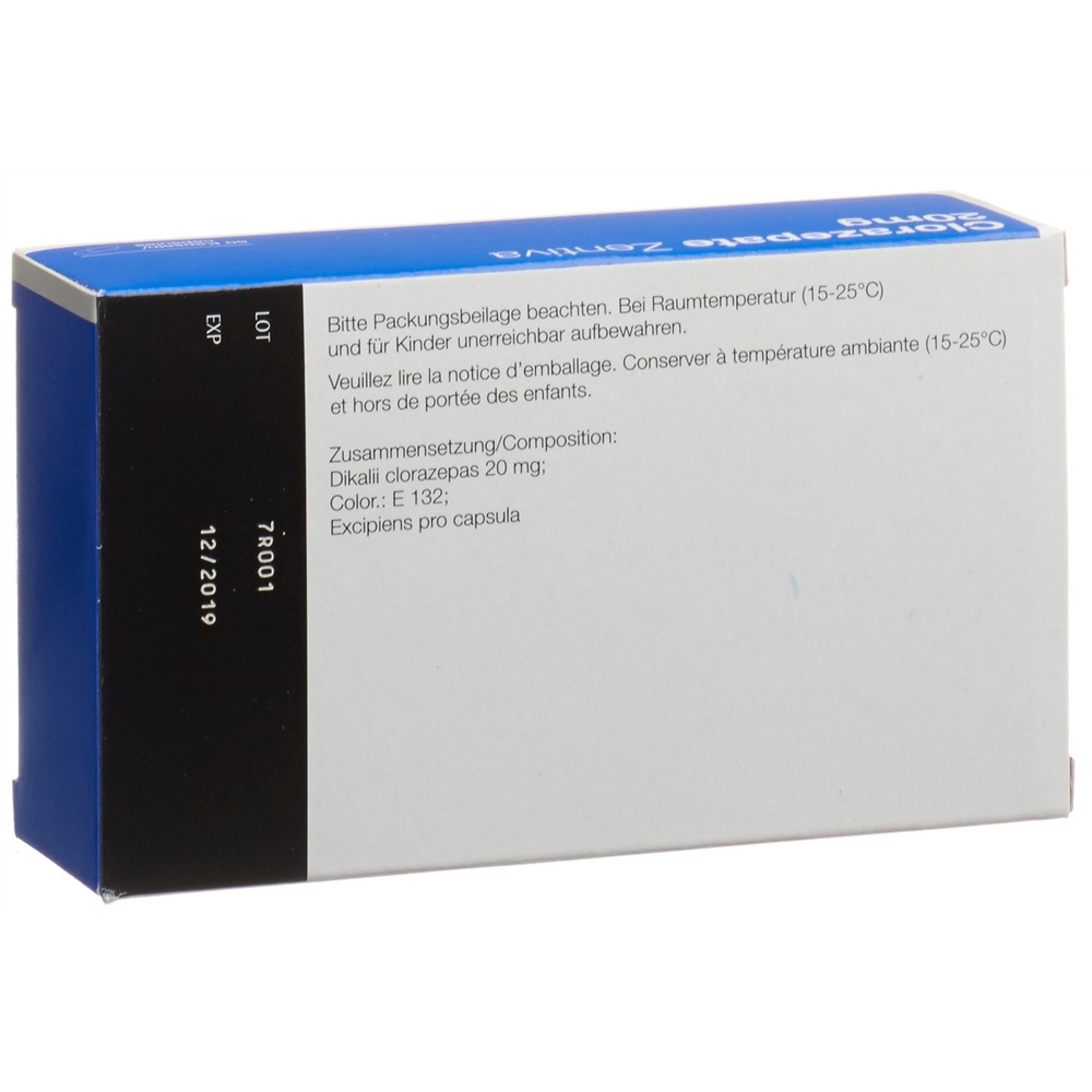 CLORAZEPATE Zentiva caps 20 mg 50 pce