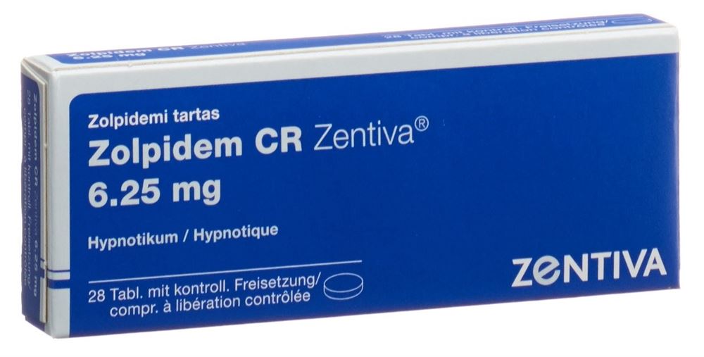 ZOLPIDEM CR Zentiva cpr ret 6.25 mg 28 pce