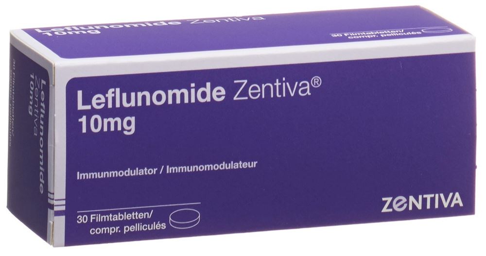 Leflunomide Zentiva 10 mg, Filmtabletten