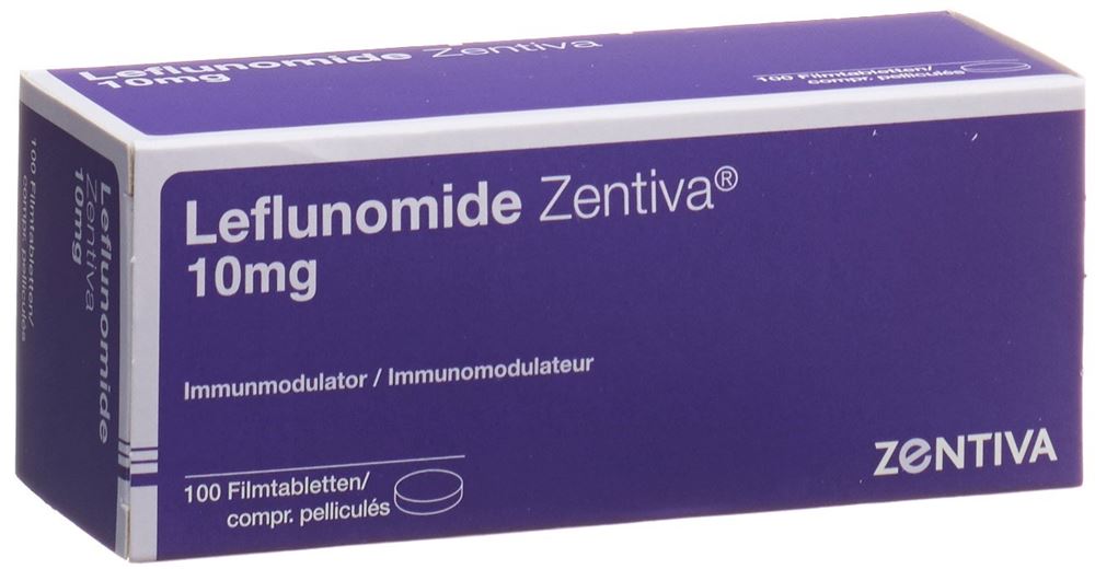 LEFLUNOMIDE Zentiva cpr pell 10 mg bte 100 pce