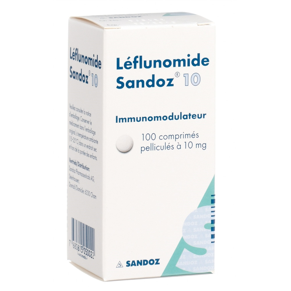 LEFLUNOMIDE Zentiva cpr pell 10 mg bte 100 pce
