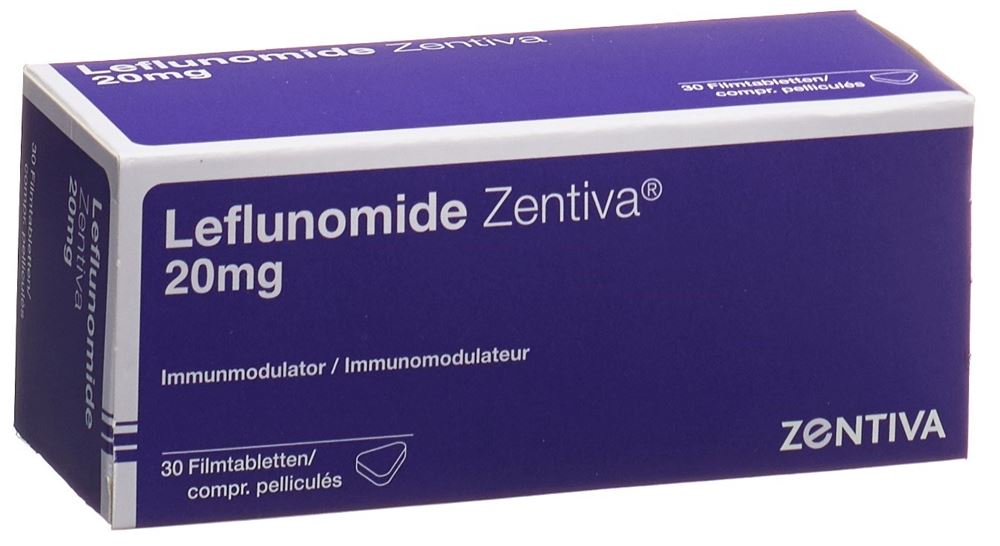 LEFLUNOMIDE Zentiva cpr pell 20 mg bte 30 pce