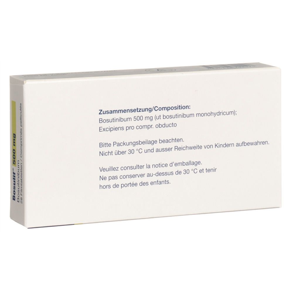 Bosulif 500 mg, Filmtabletten
