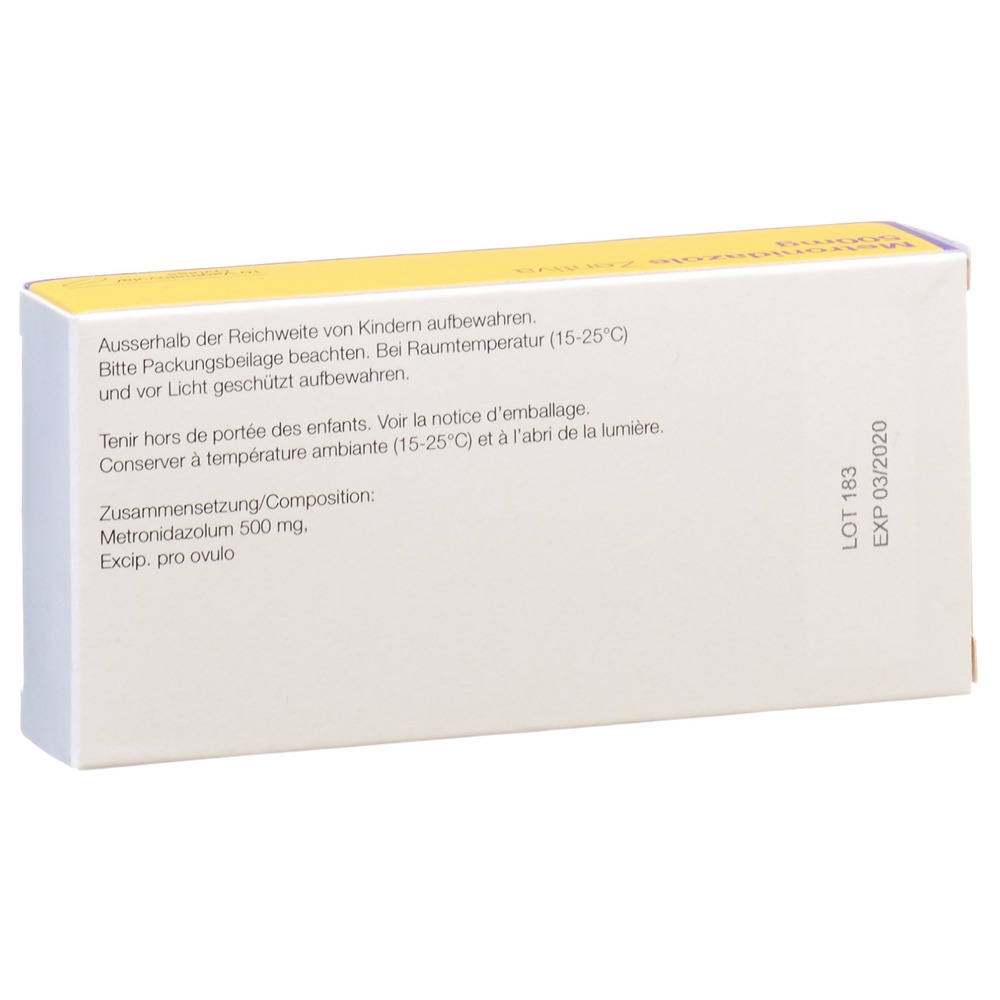 Metronidazole Zentiva, Vaginalovula