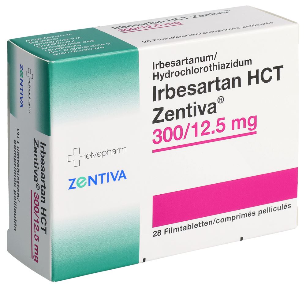 IRBESARTAN HCT Zentiva cpr pell 300/12.5mg 28 pce