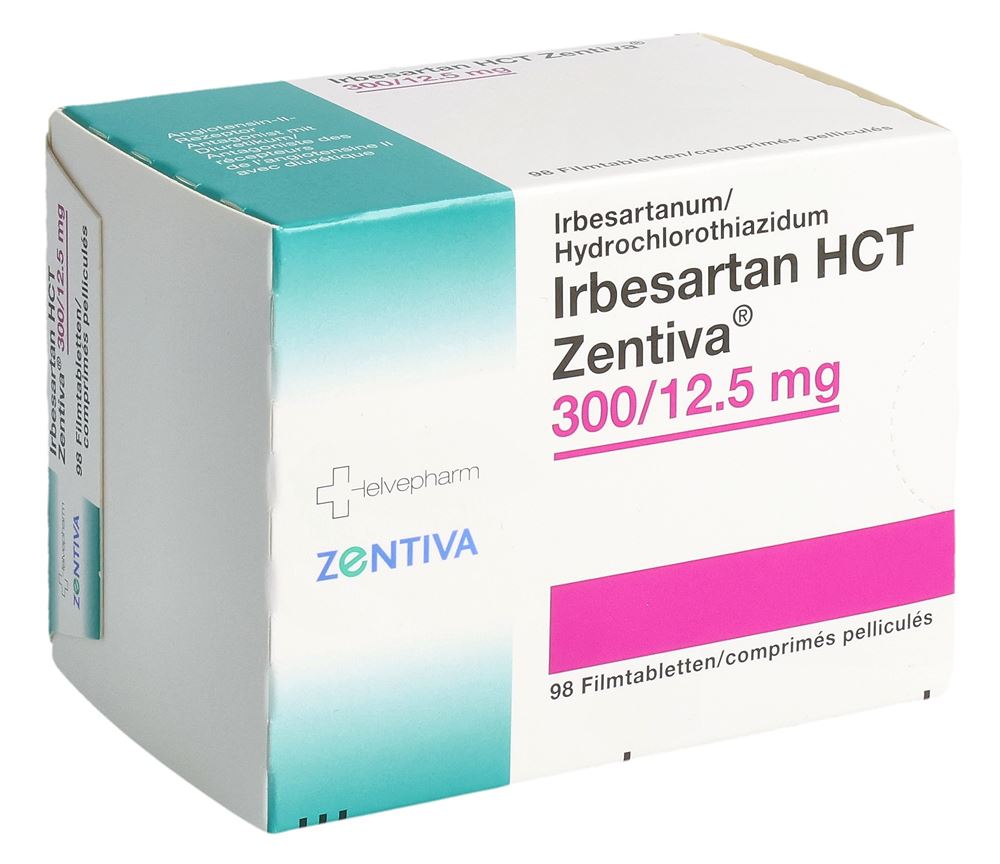 IRBESARTAN HCT Zentiva cpr pell 300/12.5mg 98 pce