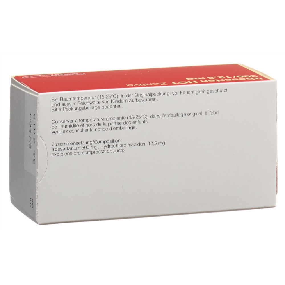 IRBESARTAN HCT Zentiva cpr pell 300/12.5mg 98 pce