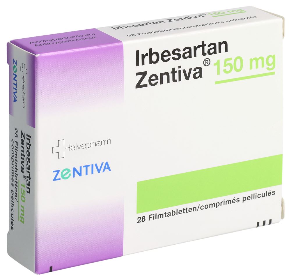 IRBESARTAN Zentiva cpr pell 150 mg 28 pce
