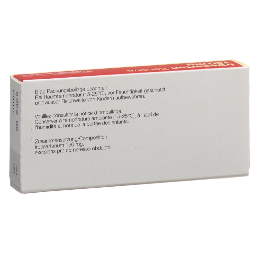 IRBESARTAN Zentiva cpr pell 150 mg 28 pce