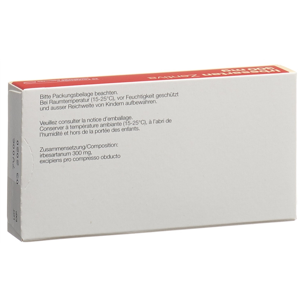 IRBESARTAN Zentiva cpr pell 300 mg 28 pce