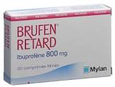 Ibuprofène Sandoz, cpr pell ret 800 mg , 20 pce