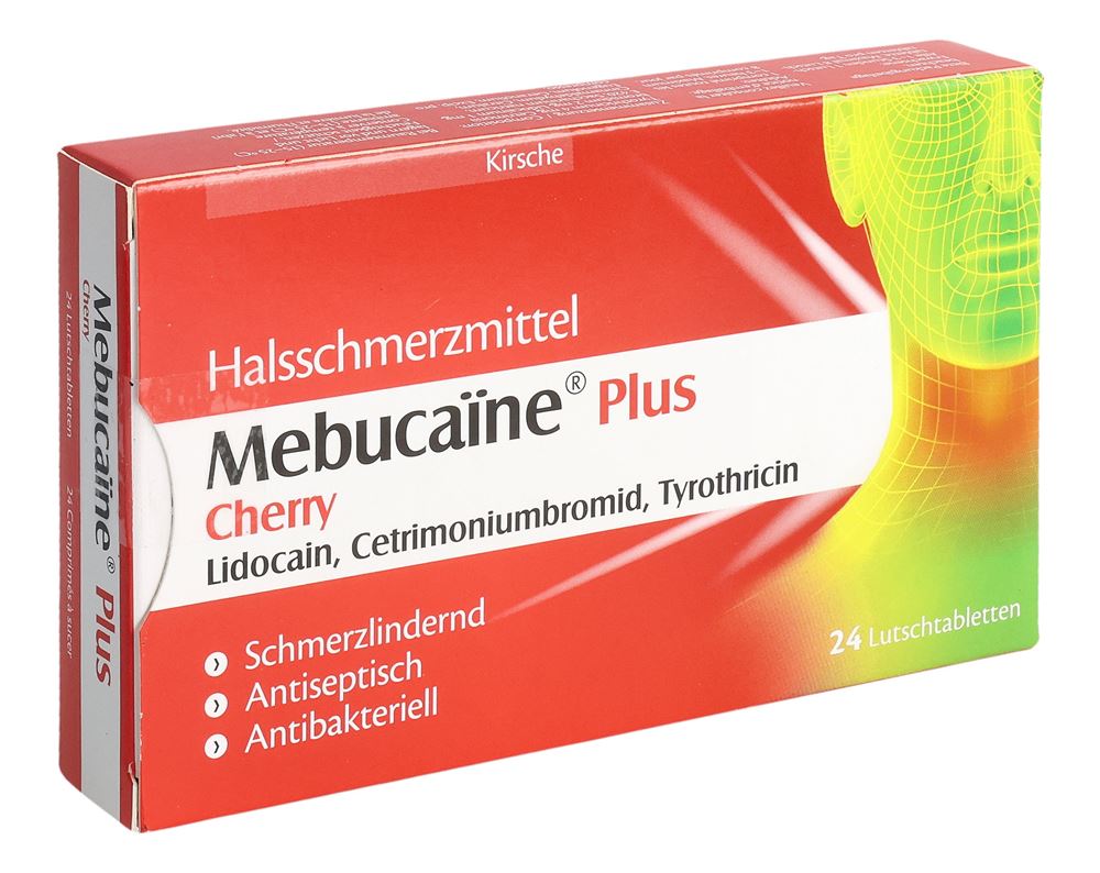Mebucaïne Plus Cherry, Lutschtabletten