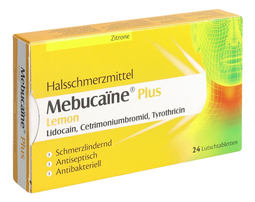 Mebucaïne Plus Lemon, Lutschtabletten