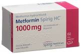 Metformine Spirig HC, cpr pell 1000 mg (ancien), 60 pce