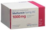 Metformine Spirig HC, cpr pell 1000 mg (ancien), 120 pce