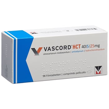 Vascord HCT 20/5/12.5mg, Filmtabletten