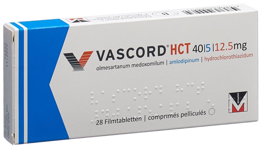 VASCORD HCT cpr pell 40/5/12.5 mg 28 pce
