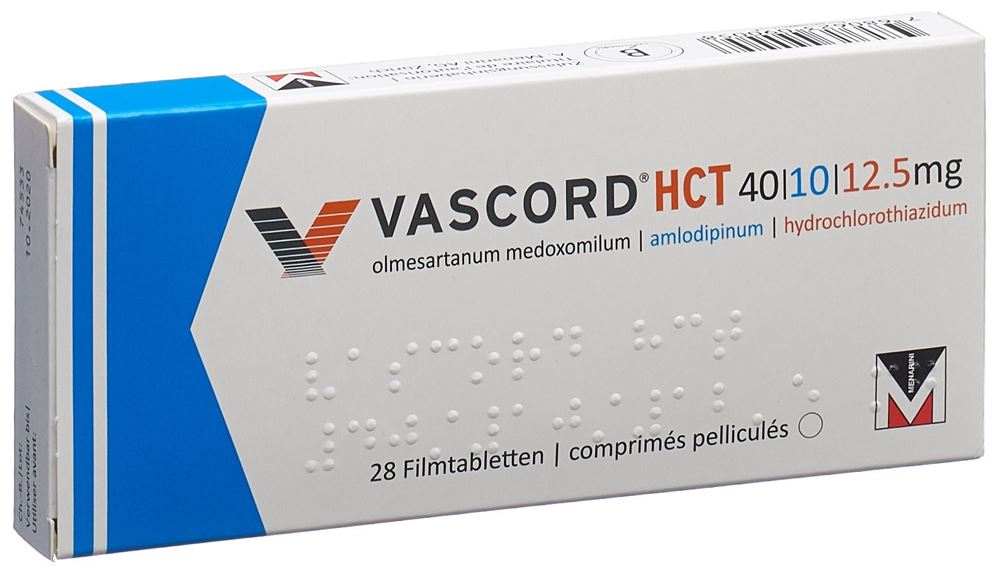 VASCORD HCT cpr pell 40/10/12.5 mg 28 pce