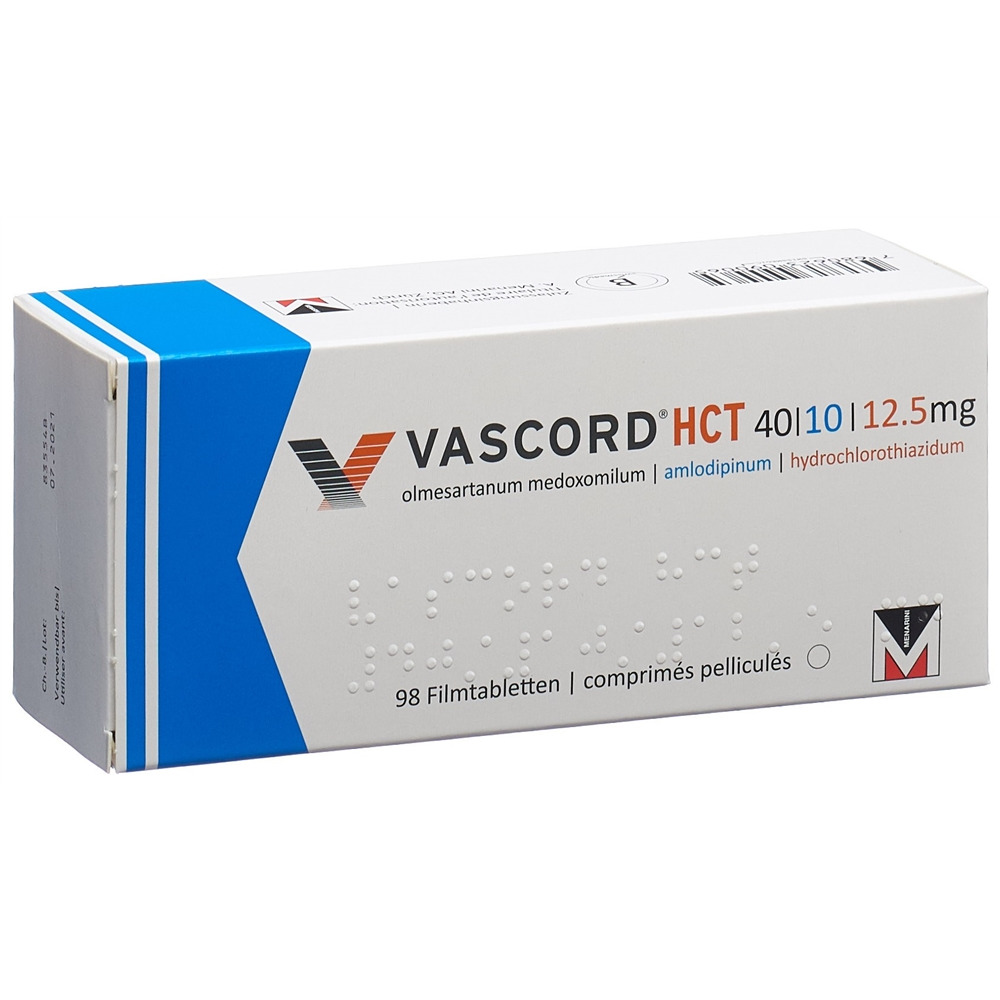 Vascord HCT 40/10/12.5mg, Filmtabletten