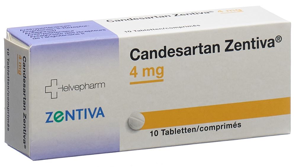 CANDESARTAN Zentiva cpr 4 mg blist 10 pce