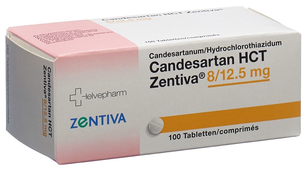 CANDESARTAN HCT Zentiva cpr 8/12.5 mg 100 pce