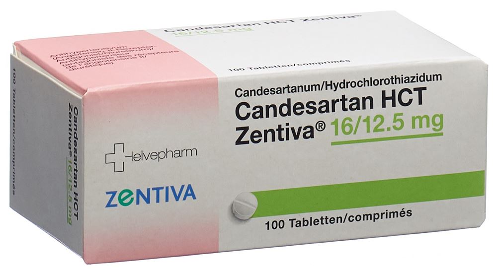 CANDESARTAN HCT Zentiva cpr 16/12.5 mg 100 pce