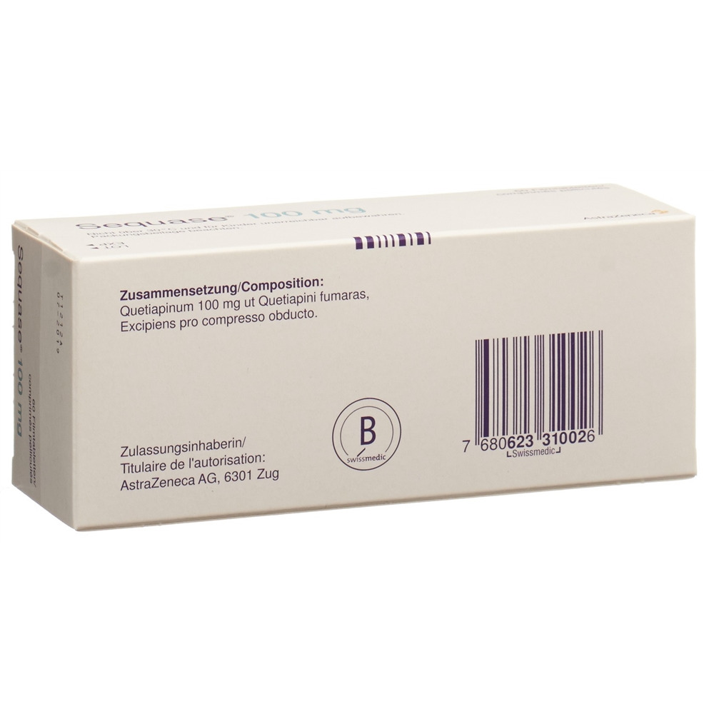 SEQUASE cpr pell 100 mg 60 pce