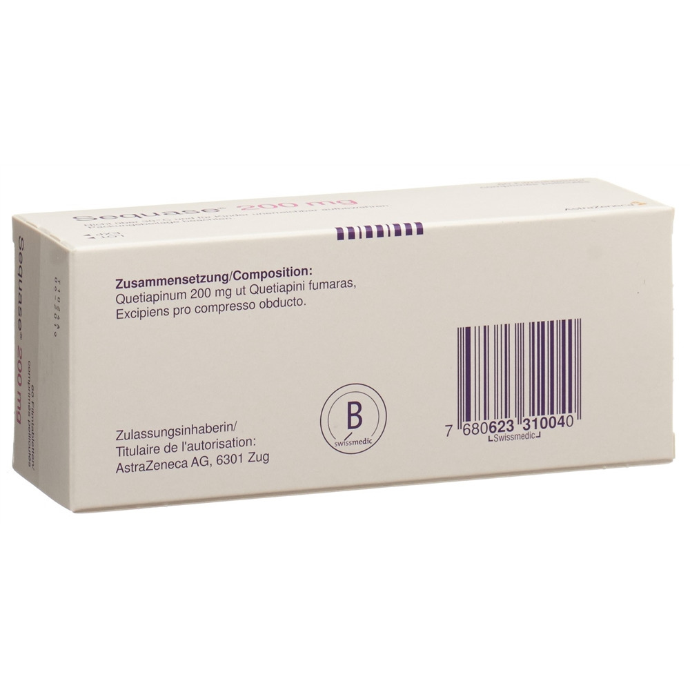 SEQUASE cpr pell 200 mg 60 pce
