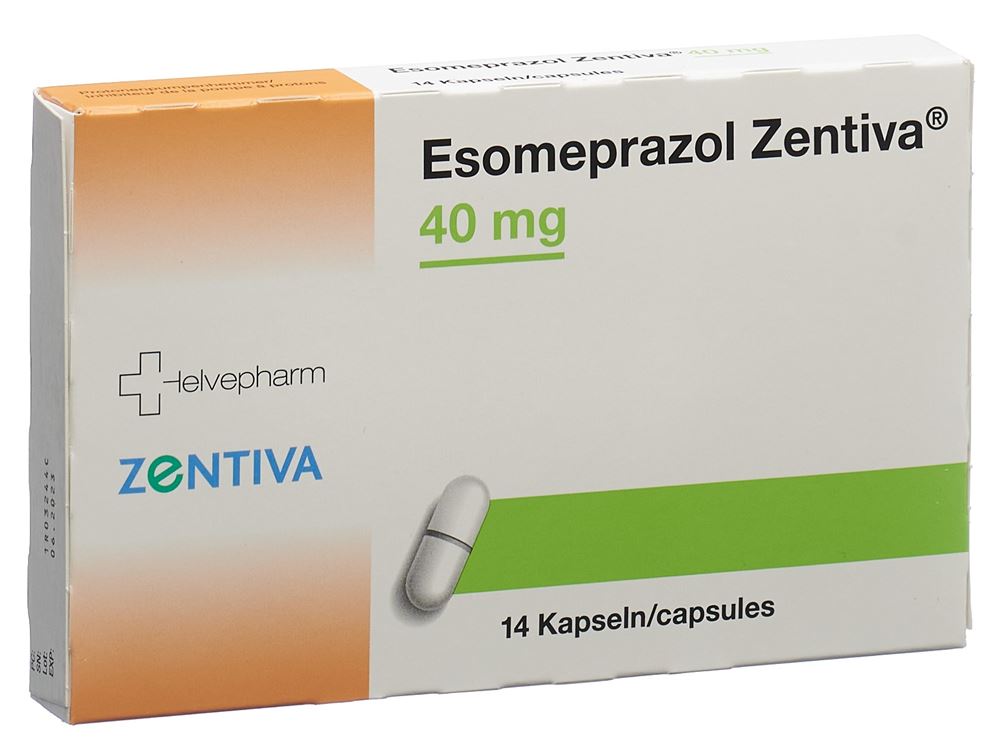 Esomeprazol Zentiva 40 mg, magensaftresistente Hartkapseln