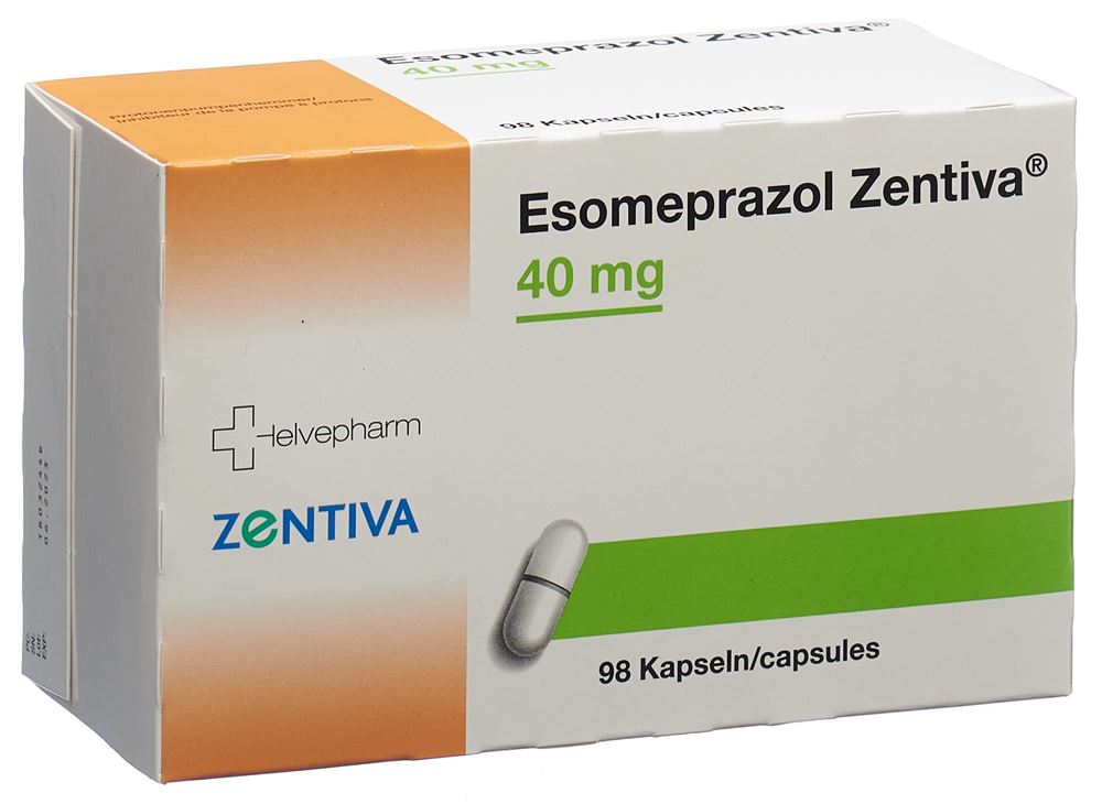 Esomeprazol Zentiva 40 mg, magensaftresistente Hartkapseln