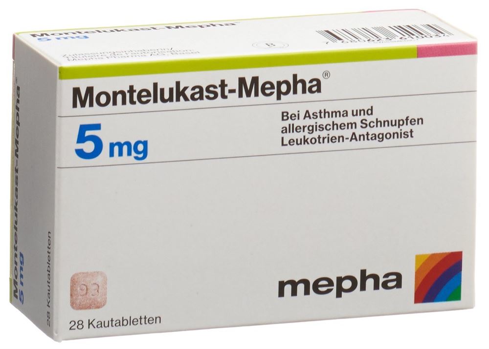 Montelukast-Mepha 5 mg, Kautabletten