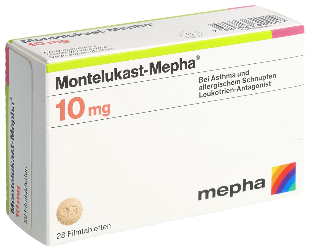 MONTELUKAST Mepha Lactab 10 mg 28 pce