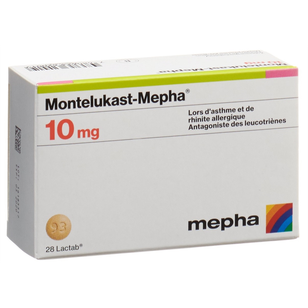 MONTELUKAST Mepha Lactab 10 mg 28 pce